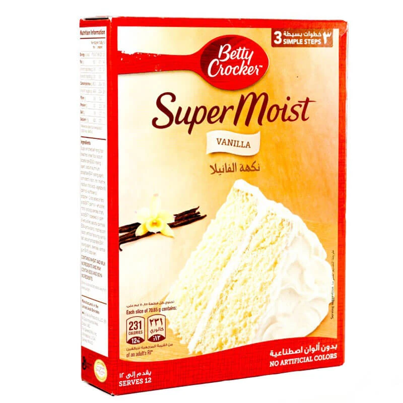 Betty Crocker Super Moist Delights French Vanilla Cake Mix 500g