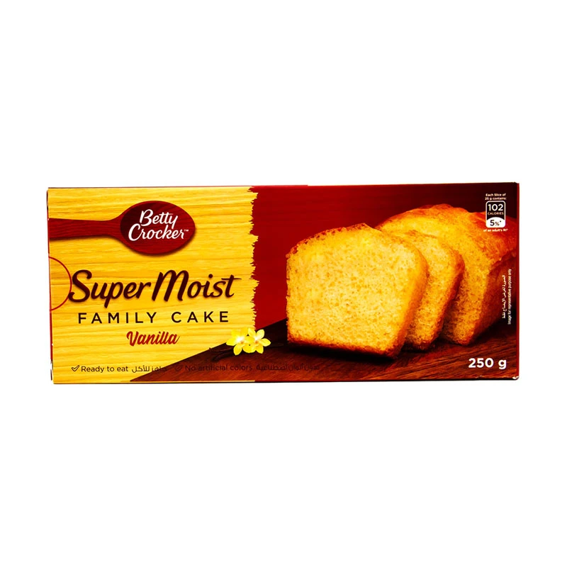 Betty Crocker Super Moist Family Cake Vanilla 250g