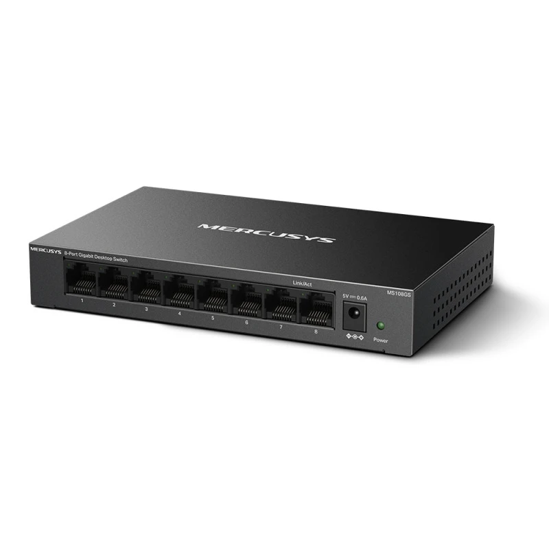 Mercusys MS108GS | تبديل سطح المكتب 8-Port Gigabit