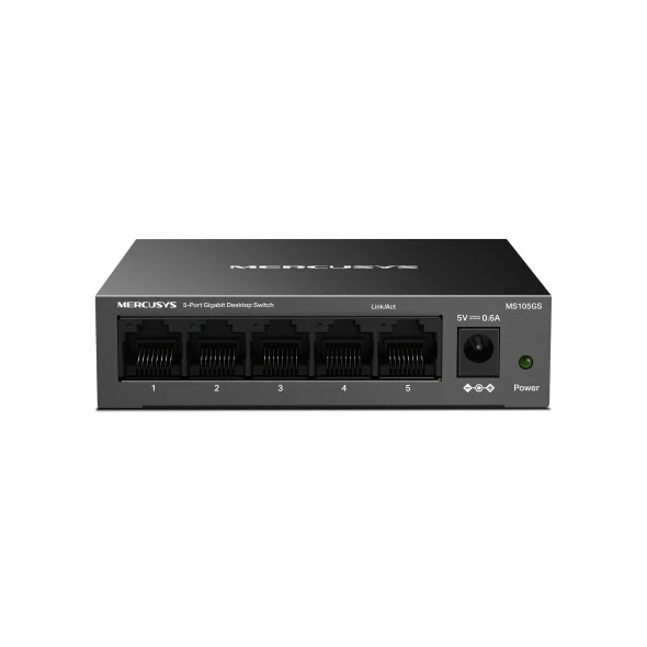 Mercusys MS105GS | مفتاح سطح المكتب 5-Port Gigabit