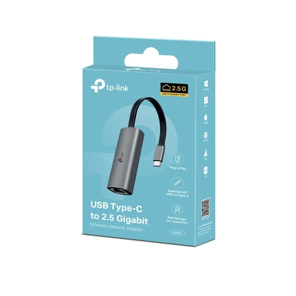 TP-Link UE302C | USB Type-C إلى 2.5 جيجابت إيثرنت محول