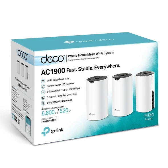 TP-Link Deco S7 | AC1900 نظام Wi-Fi بالكامل AC1900
