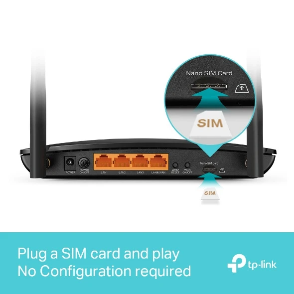 TP-Link Archer MR500 | 4G+ Cat6 AC1200 Wireless Dual Band Gigabit Router