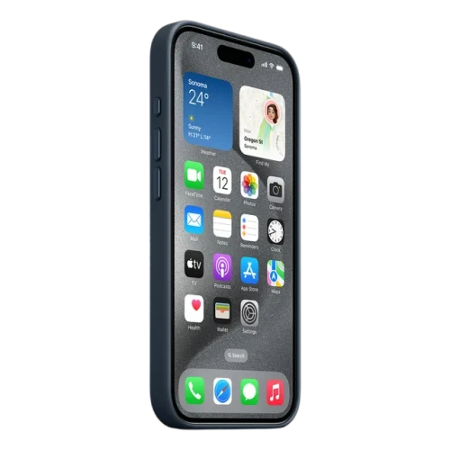 قضية iPhone 15 Pro FineWoven مع Magsafe