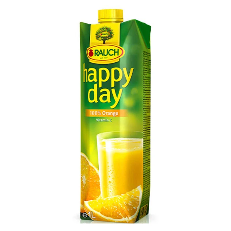 Rauch Happy Day عصير البرتقال 100% 1 لتر