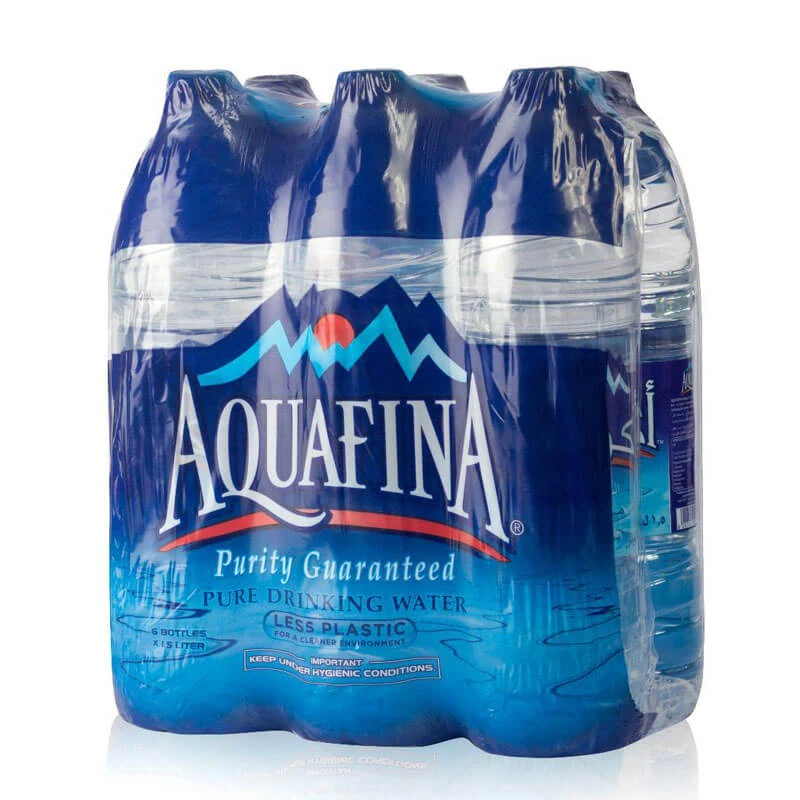 Aquafina مياه شرب 6 قطع × 1.5 لتر