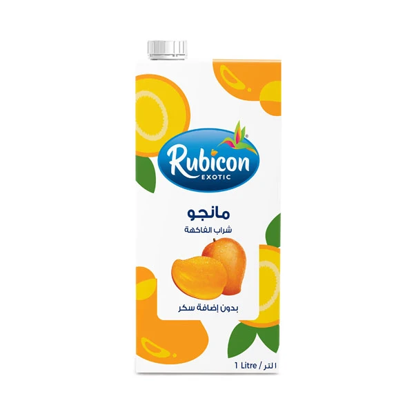 Rubicon مشروب الفواكه مانجو بدون سكر 1 لتر