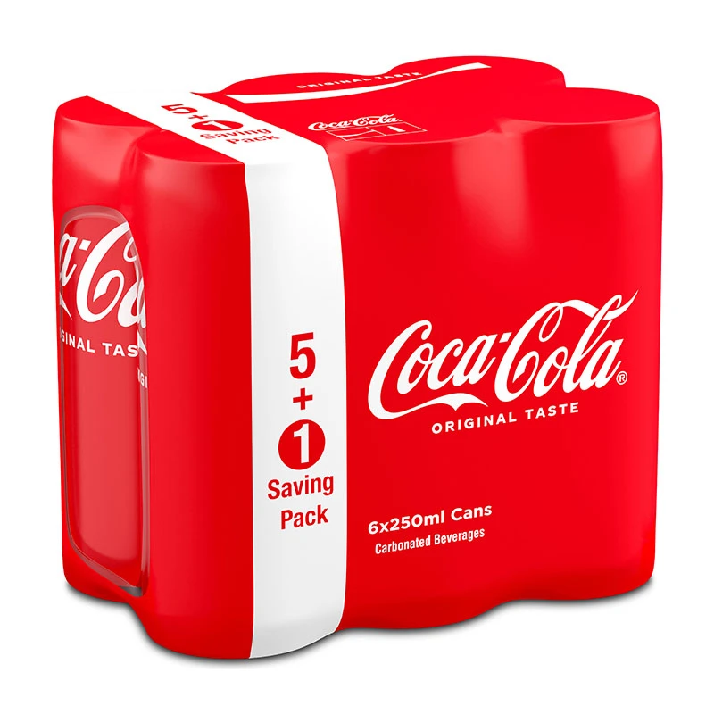 Coca-Cola 250ml 5pcs + 1 Free