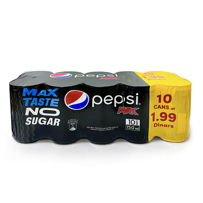 Pepsi Max No Sugar 150ml x 10 Cans