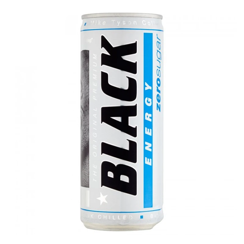 Black Zero Sugar Energy Drink 250ml