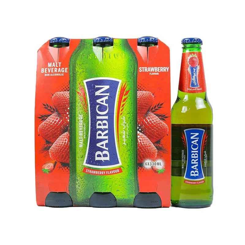 Barbican Malt Beverage Strawberry Flavor 6 x 330ml