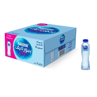 مياه Nestle Pure Life – عبوات 200 مل × 48 قطعة