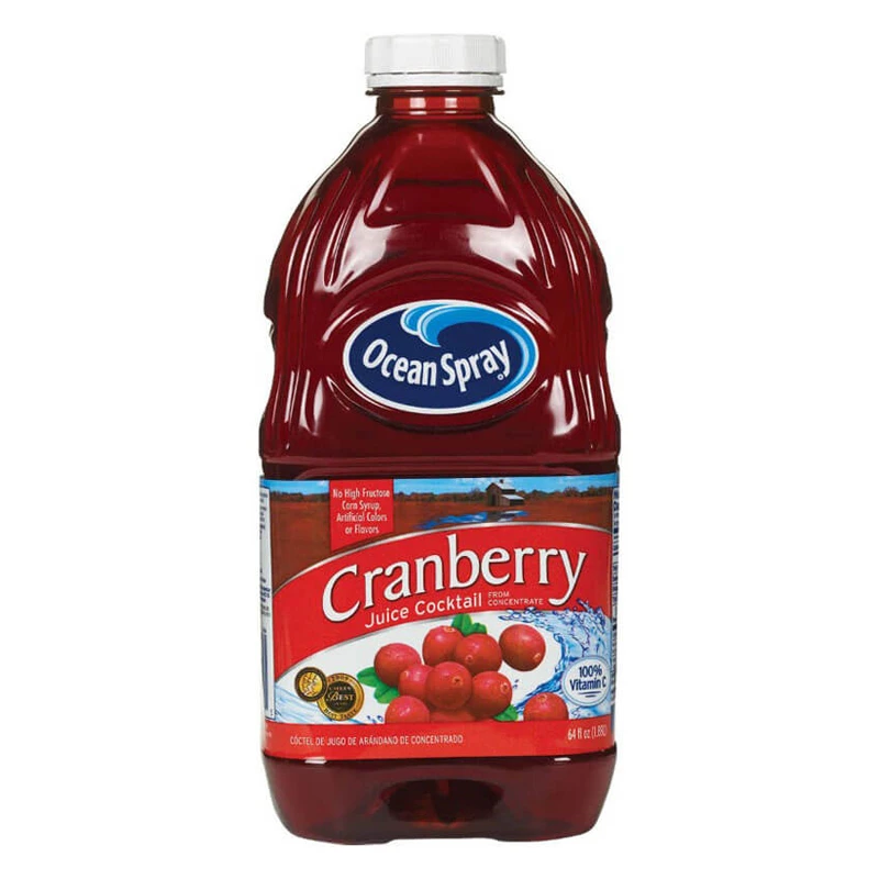 كوكتيل عصير التوت البري من Ocean Spray – عبوة 1.89 لتر