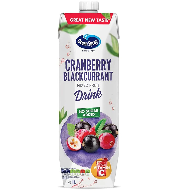 عصير العاصفة السوداء بالتوت البري من Ocean Spray – عبوة 1 لتر