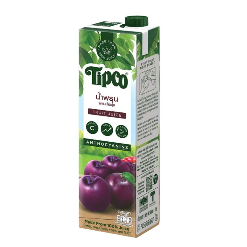 Tipco عصير عنب 100% 1 لتر