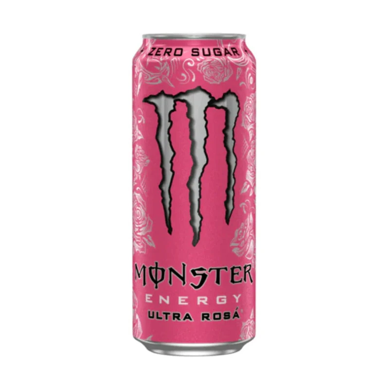 مشروب الطاقة Monster Ultra Rosa – خالٍ من السكر، عبوة 500 مل