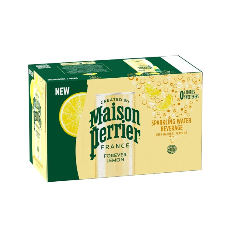 Perrier Natural Sparkling Water-Lemon Flavored 10 x 250ml