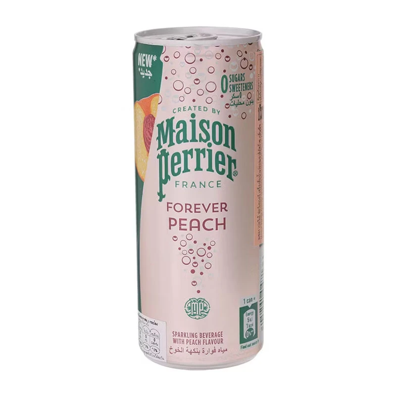 مياه غازية بنكهة الخوخ من Perrier – عبوة 250 مل