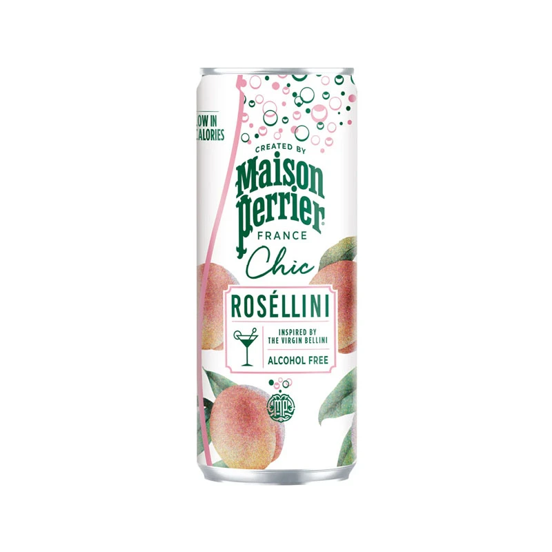 مشروب غازي بنكهة روزيليني من Perrier – عبوة 250 مل