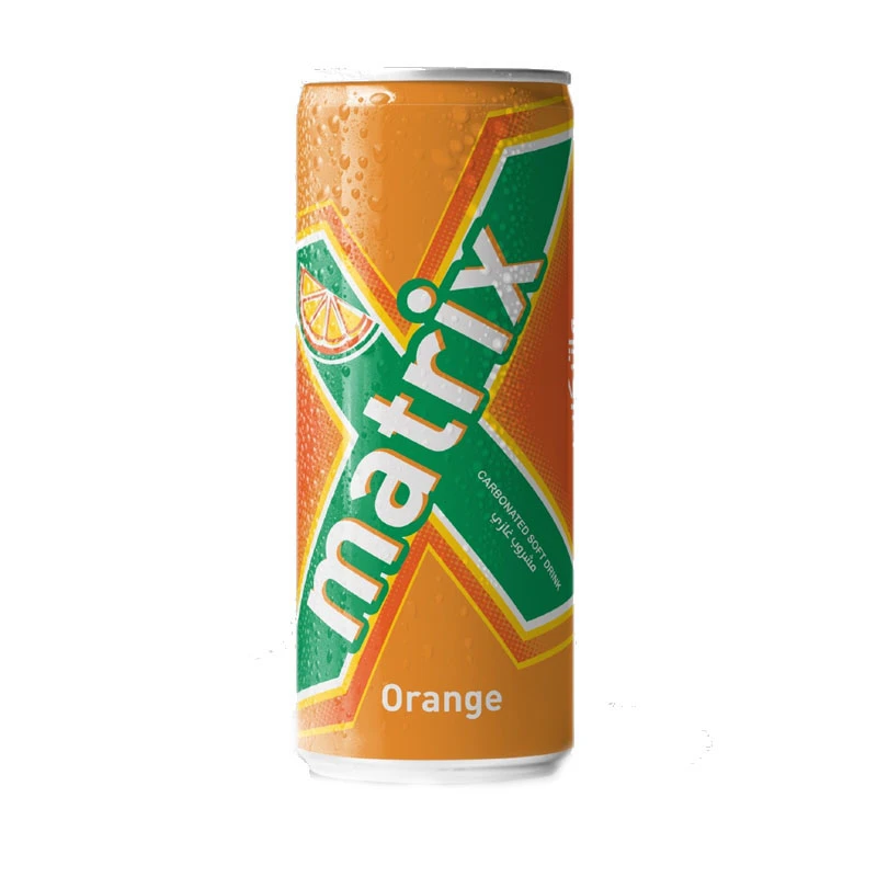 Matrix Orange Carbonated Drink 185ml