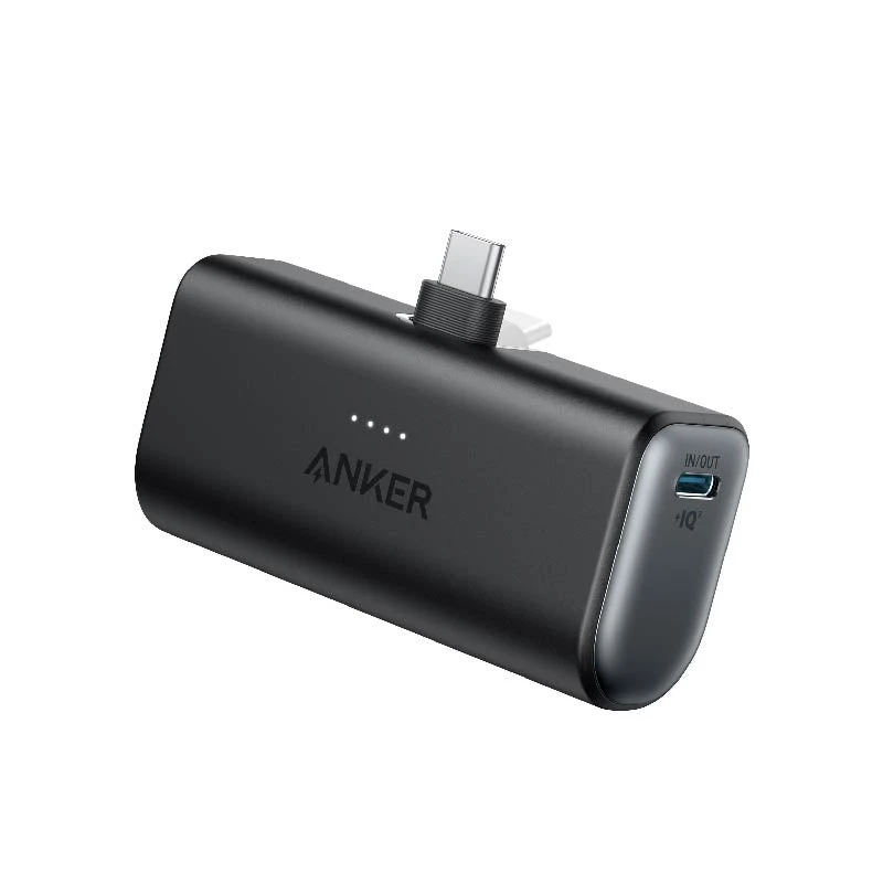 باور بانك Anker بسعة 5000mAh مع منفذ Type-C قابل للطي