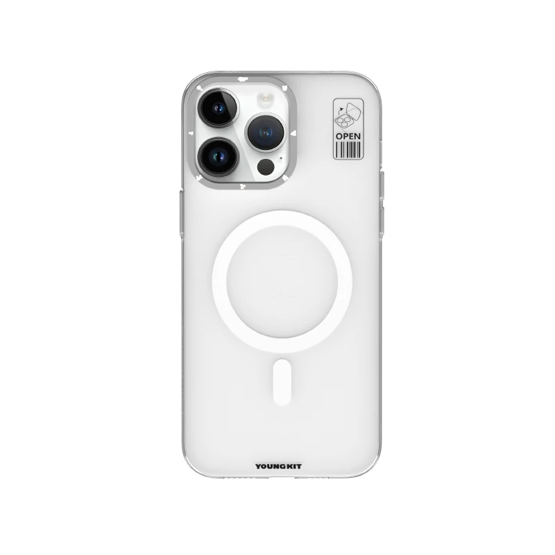 غطاء YOUNG KIT TRU COLOR MagSafe لهواتف 15 PRO MAX