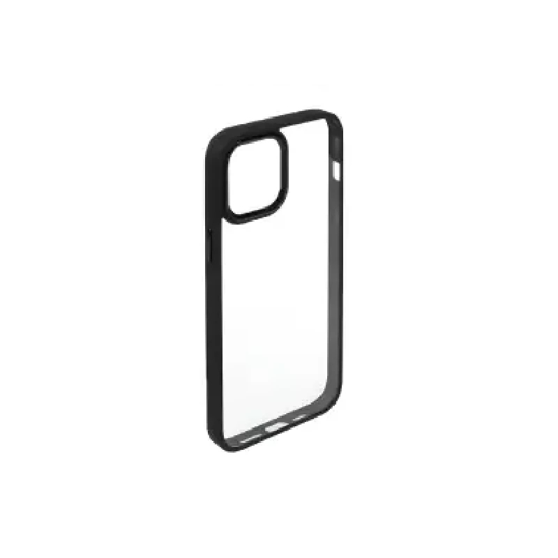 غطاء حماية Magic Mask Q Series إطار أسود شفاف مقاوم لهواتف iPhone
