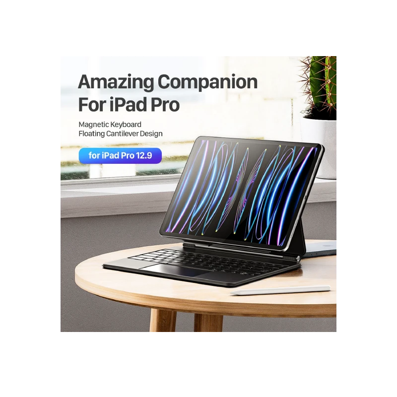 لوحة مفاتيح مغناطيسية DUX Ducis لجهاز iPad 12.9