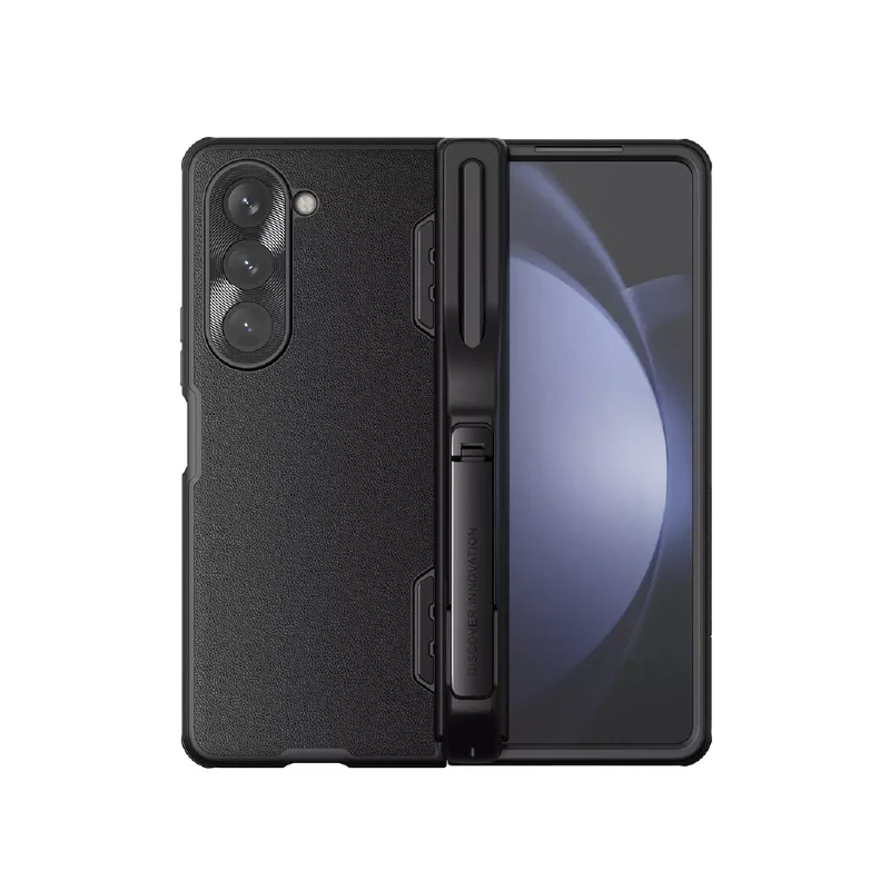 Nillkin Camshield Fold Leather Pen holder Version Camera protective cover case for Samsung Galaxy Z Fold5 (Z Fold), W24
