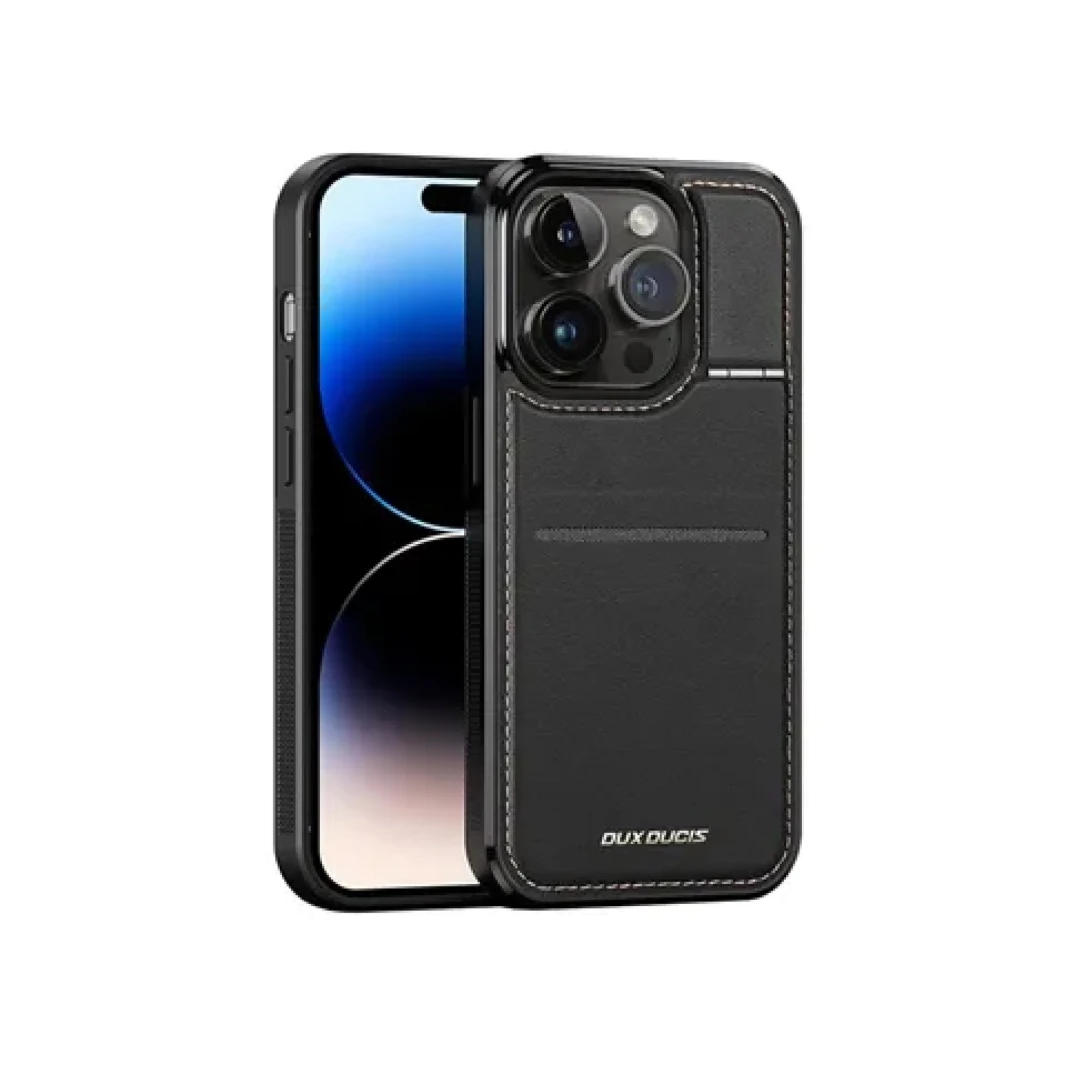 غطاء DUX DUCIS RAFI HYBRID مع خاصية RFID لهواتف iPhone 15 Pro / 15 Max / S24 Ultra