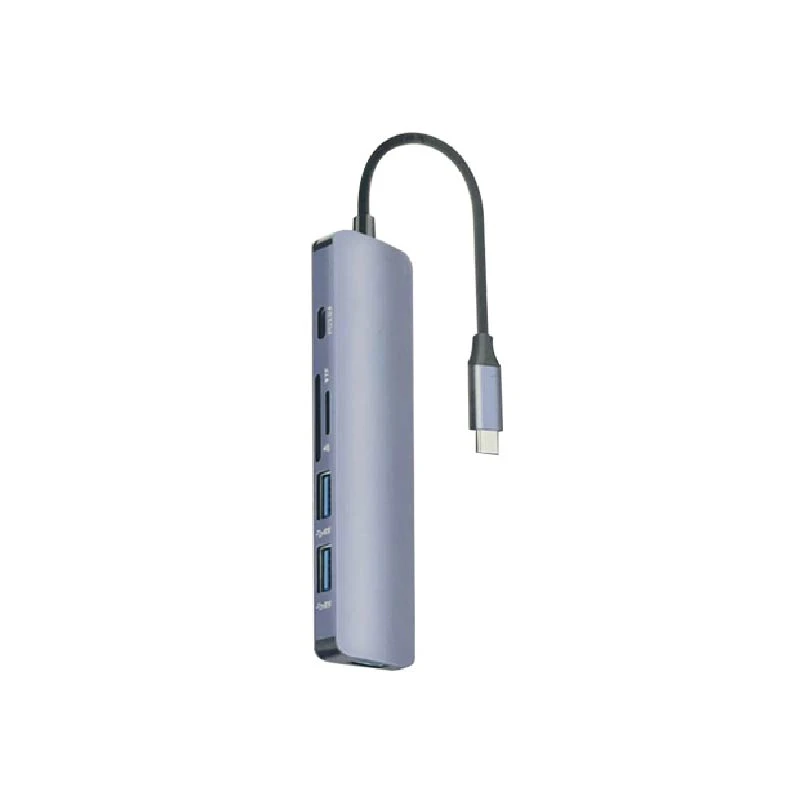 قارئ بطاقات COTEetCI TF/SD 6 في 1 متعدد الوظائف وقابل للحمل