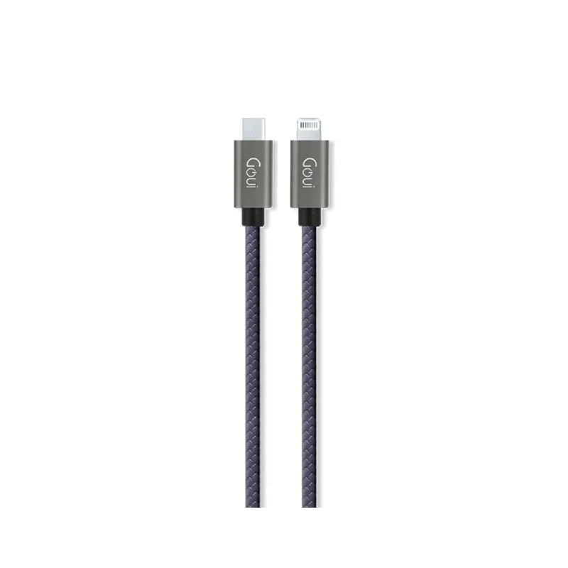 كيبل GOUI 8pin +D يدعم توصيل الطاقة USB-C إلى Lighting بطول 1 متر