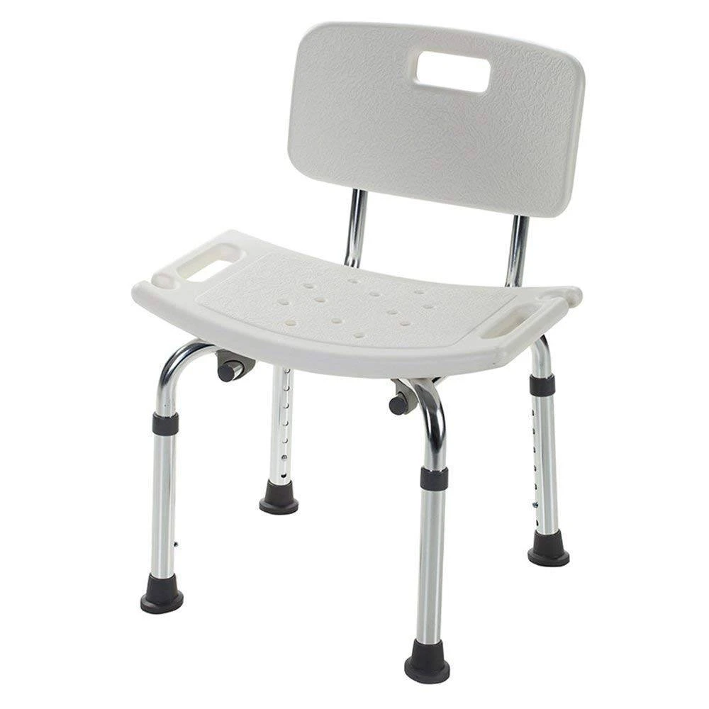Shower chair with back