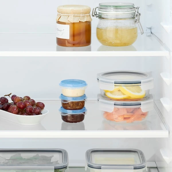 Food container, round/plastic,