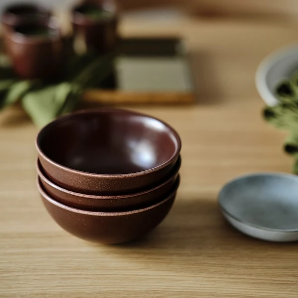Bowl, brown,