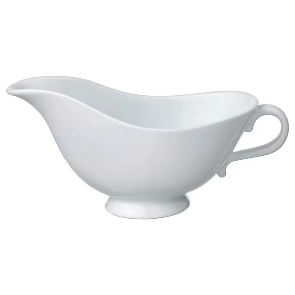 وعاء صلصة, أبيض,
