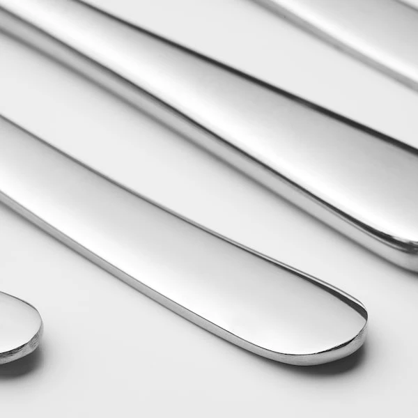 30-piece cutlery set, stainless steel