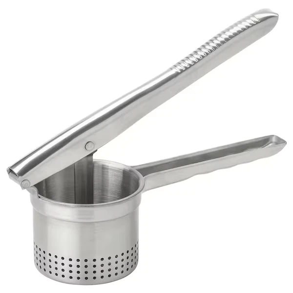 Potato press, stainless steel