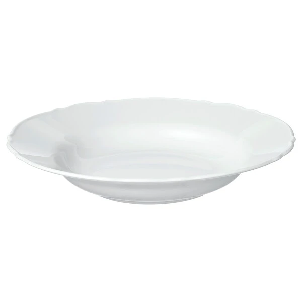 Deep plate, white,