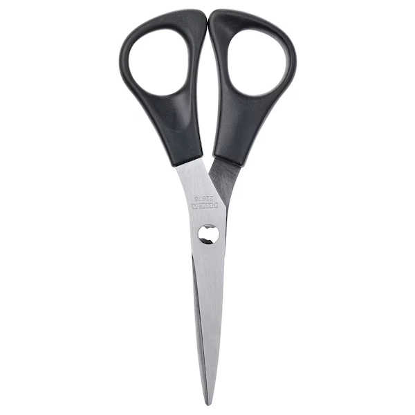 Scissors, stainless steel/black