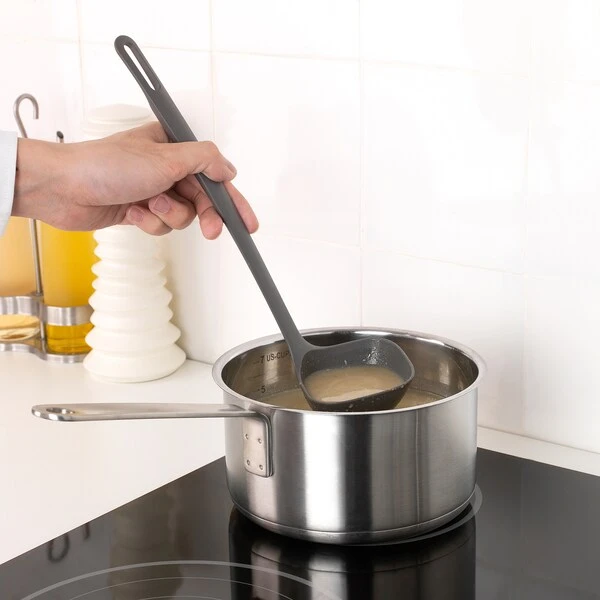 Soup ladle, grey,