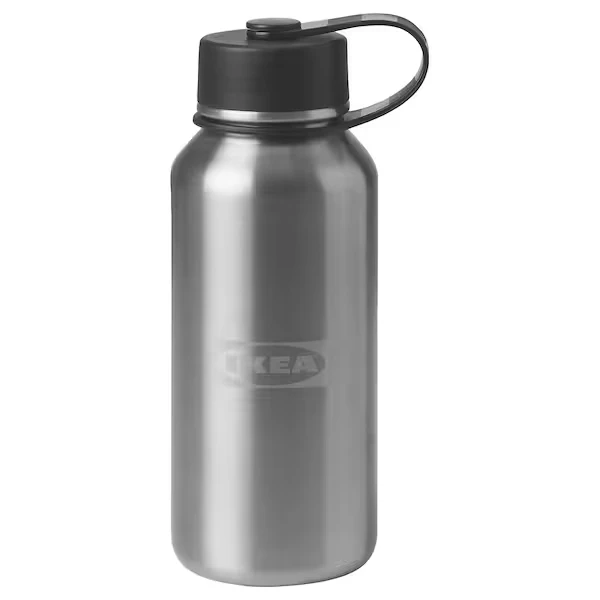 Insulated flask, black,