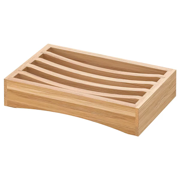 Soap dish, bamboo
