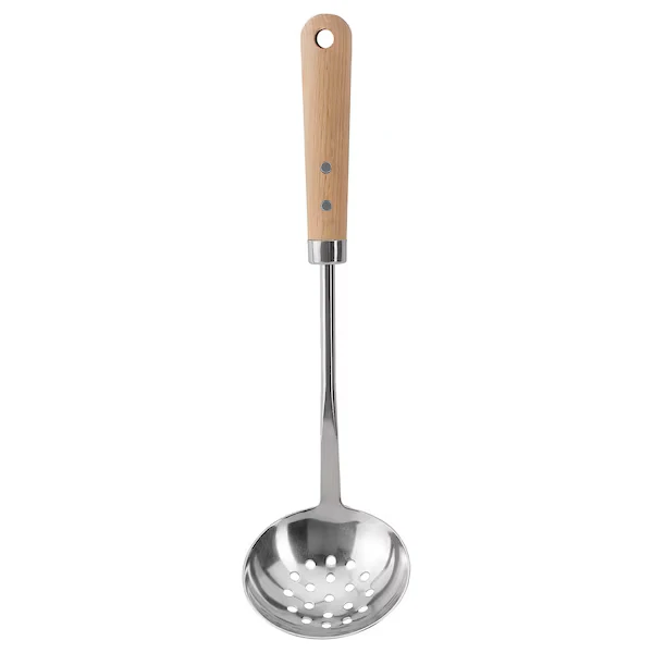 Skimmer, stainless steel/beech,