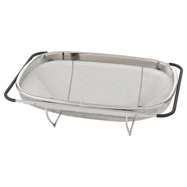 Colander, stainless steel/black,