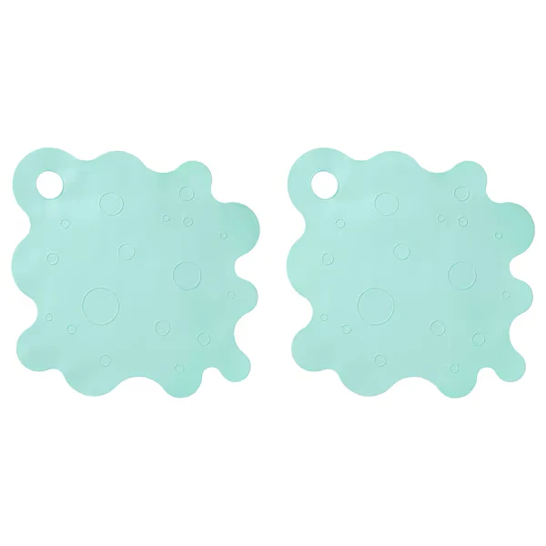 Bathtub mat, light turquoise,