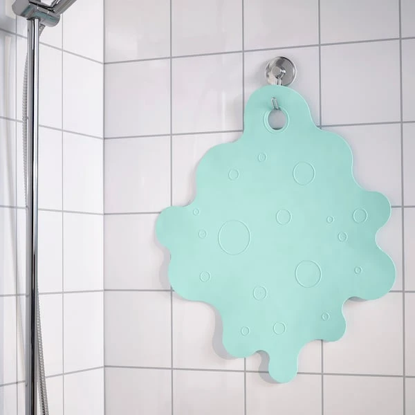 Bathtub mat, light turquoise,