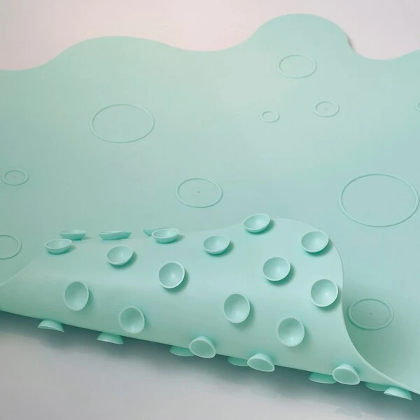Bathtub mat, light turquoise,