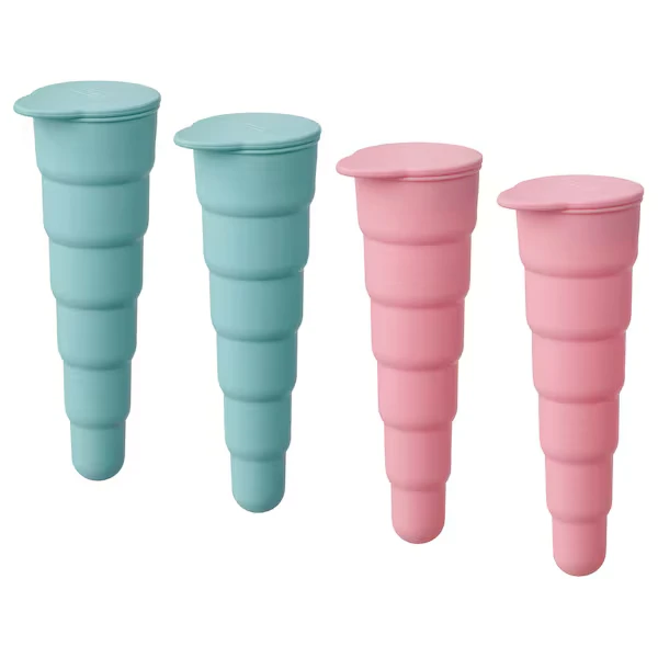 Ice lolly maker, pop-up turquoise/pink,