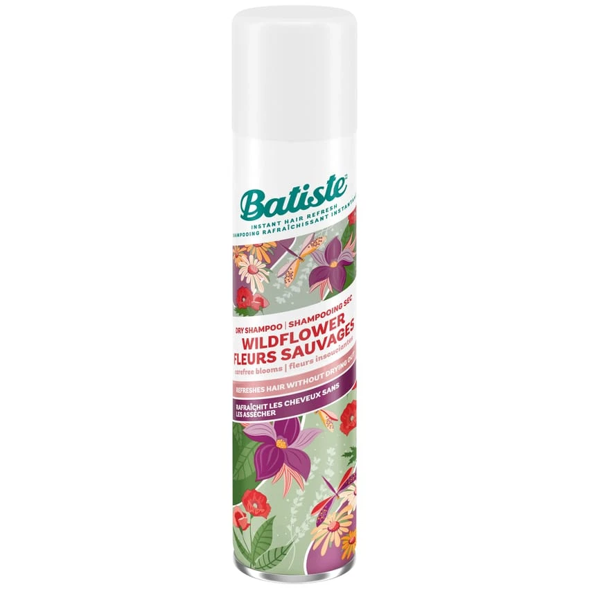 Batiste Dry Shampoo Spray, Wildflower Scent, 200ml